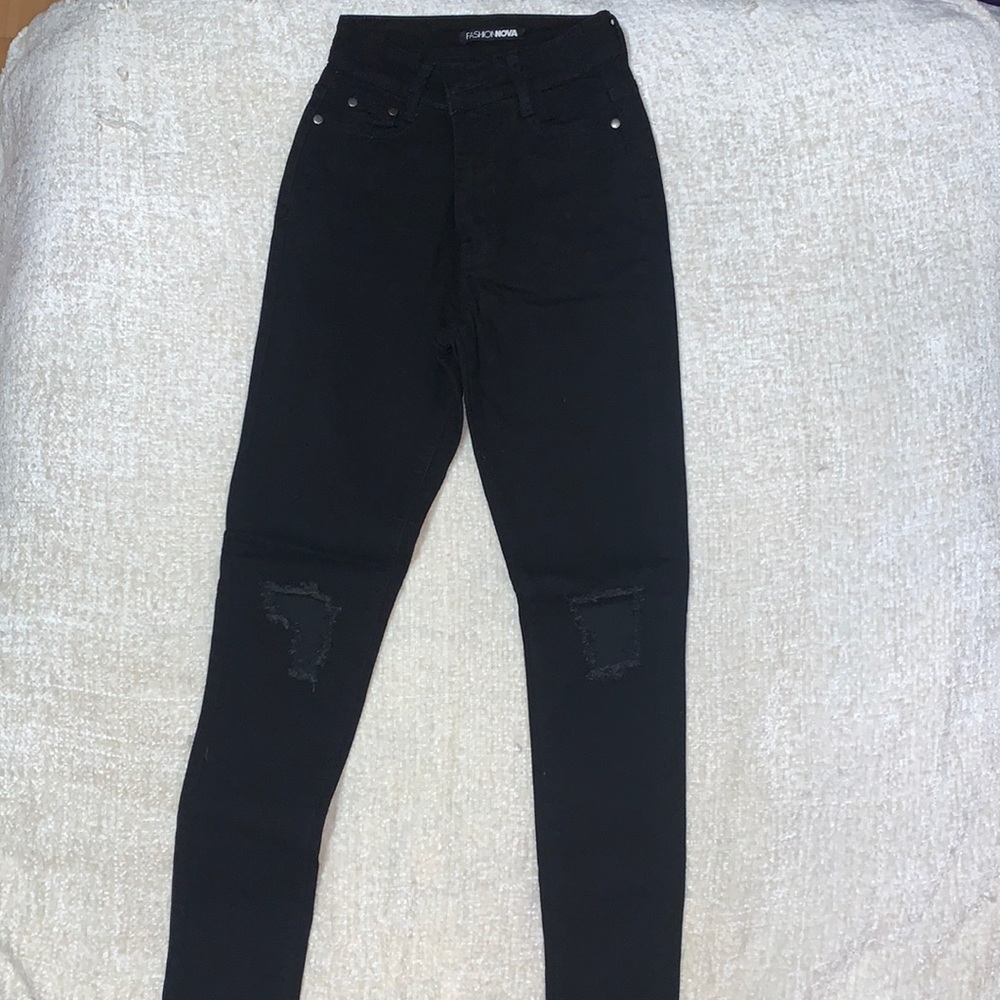 Fashion Nova Skinny Black Jeans